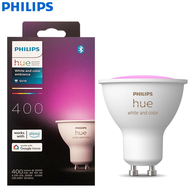 Philips Bulb Hue - Inteligentna żarówka LED Philips Hue GU10