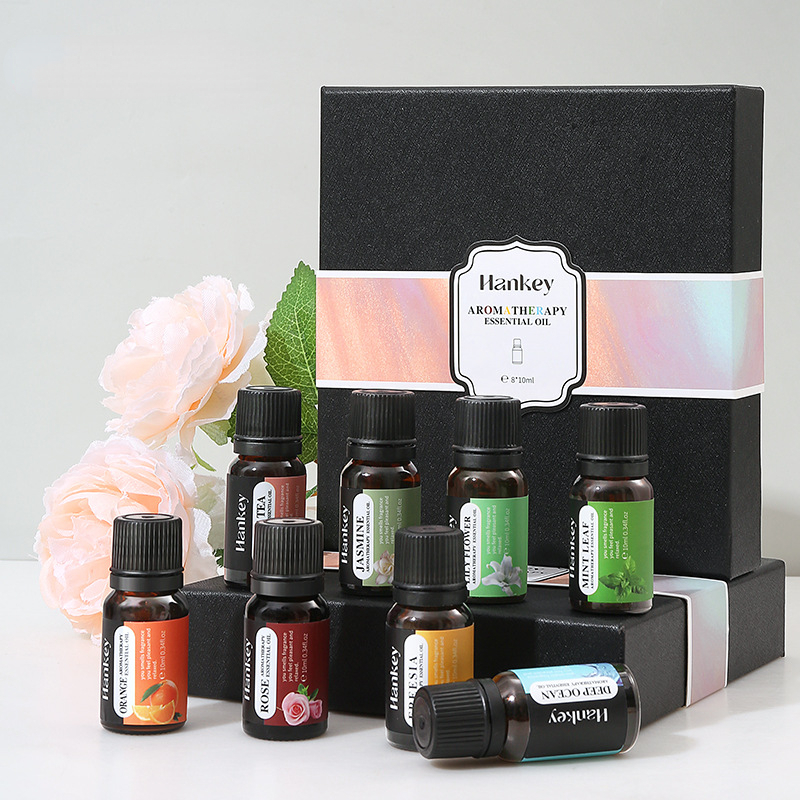 Home Fragrance Aroma Set - YXY 8*10ML pomarańczowy jaśminowy czyste olejki
