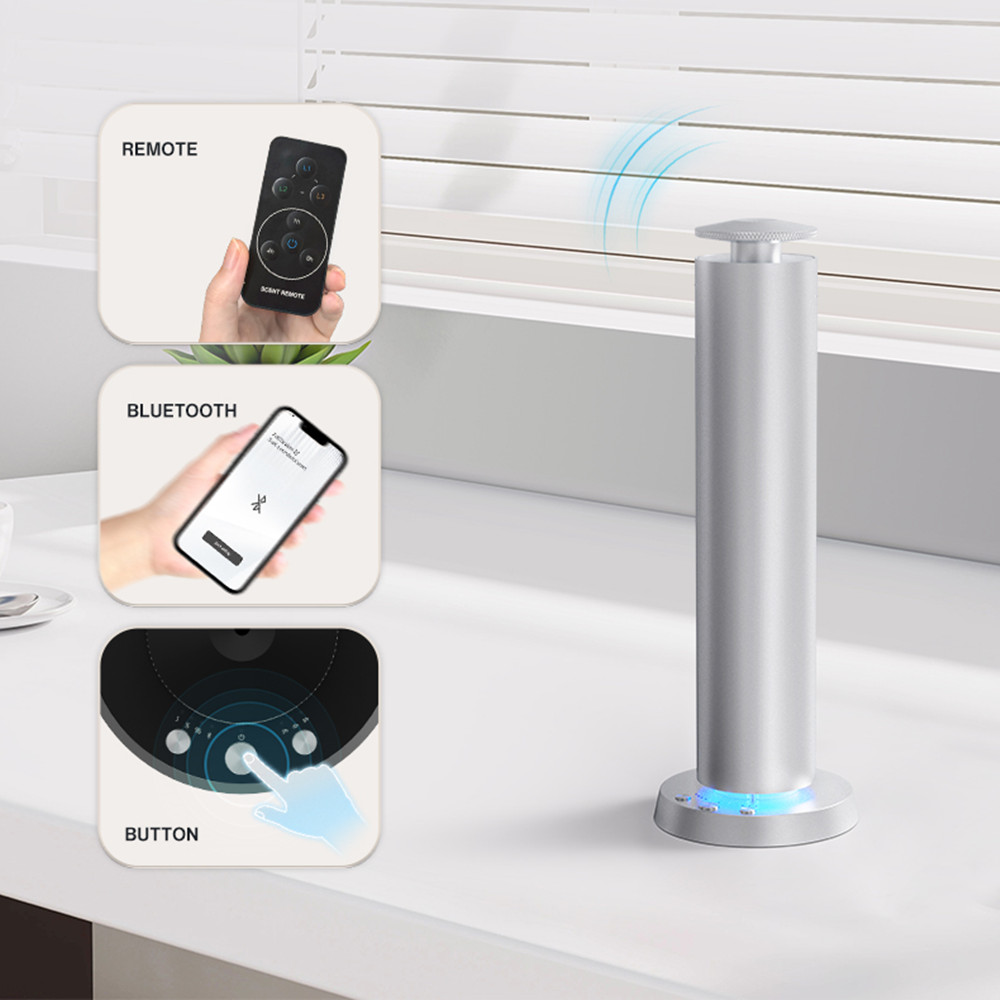 Home Fragrance System - Domowy dyfuzor zapachowy Bluetooth, metalowy, na
