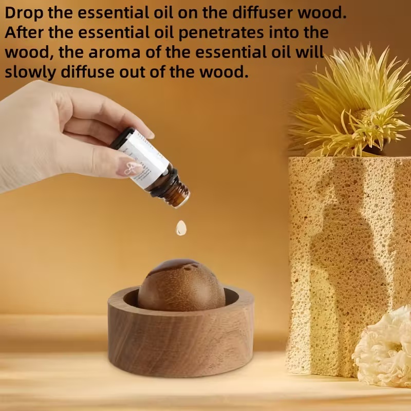 Obrotowy drewniany dyfuzor zap – Home Fragrance Products recenzja i cena